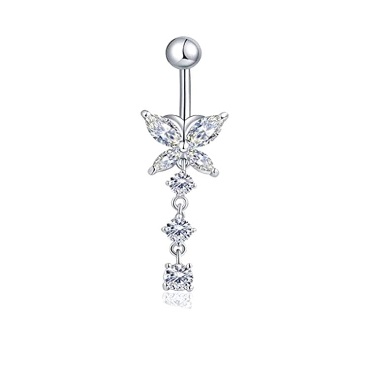 ๐ข๐ฆ2026 ๐๐๐๐๐๐๐ยฎ Lymphvity MagneTherapy Germanium Belly Button Rings (โจPain-free non-piercing design)