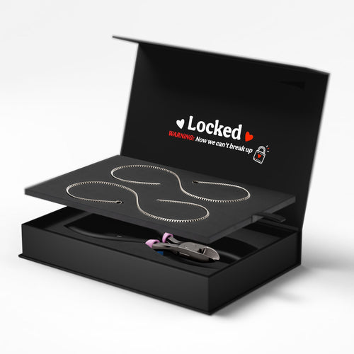 Locked Unisex Permanent Couples Bracelets with SpecialClasp -Perfect Date Night Gift for Anniversary and Birthday