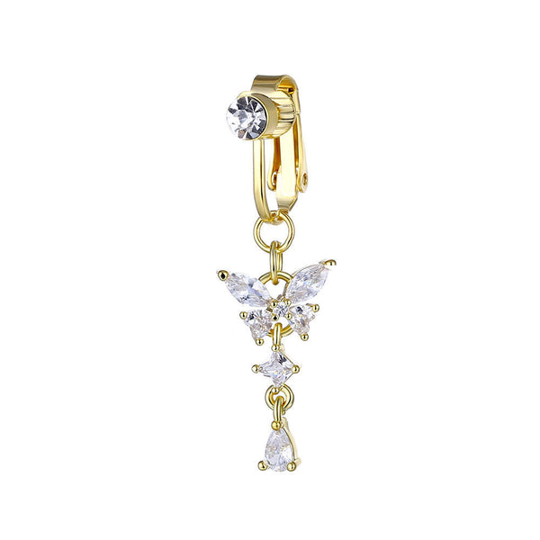 📢🦋2026 𝐂𝐙𝐓𝐈𝐂𝐋𝐄® Lymphvity MagneTherapy Germanium Belly Button Rings (✨Pain-free non-piercing design)