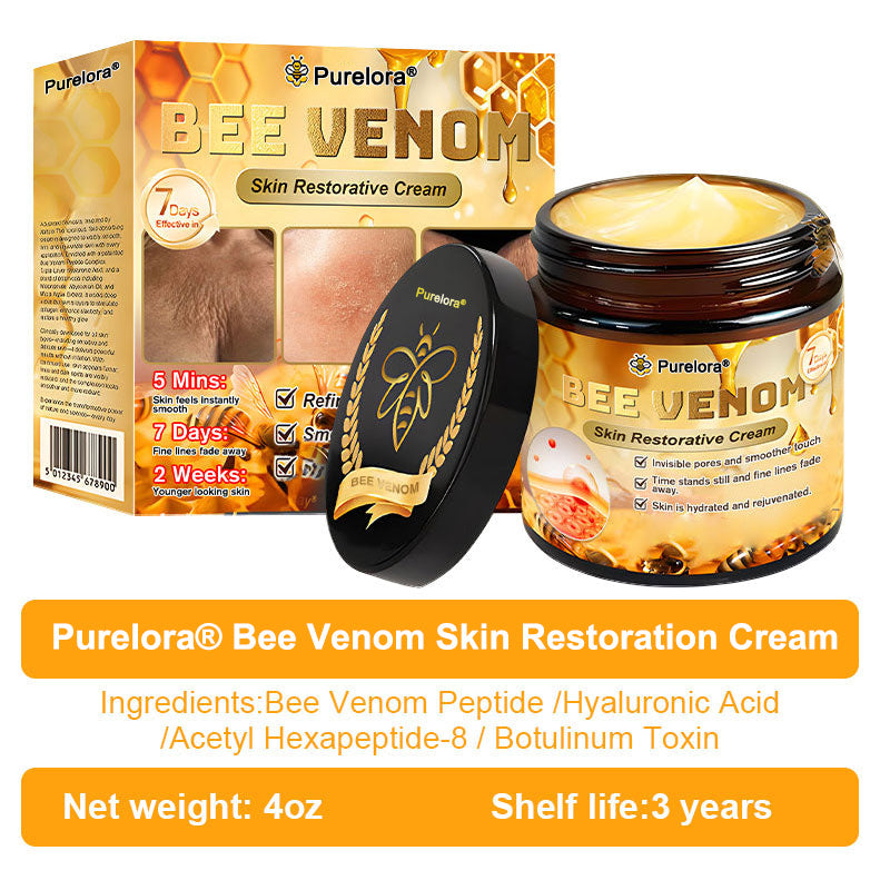 Purelora® "Made and Shipped from America|🐝 Official Store✨ Bee Venom Skin Restorative Cream 🔥 LAST DAY 80% OFF 💎"