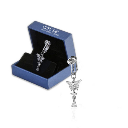 📢🦋2026 𝐂𝐙𝐓𝐈𝐂𝐋𝐄® Lymphvity MagneTherapy Germanium Belly Button Rings (✨Pain-free non-piercing design)