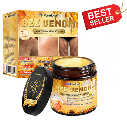 Purelora® "Made and Shipped from America|🐝 Official Store✨ Bee Venom Skin Restorative Cream 🔥 LAST DAY 80% OFF 💎"