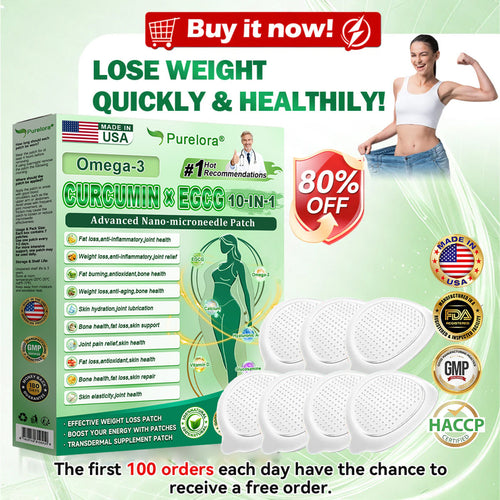 📢 New Arrival | Purelora® Berberine Apple Cider Vinegar × EGCG 10-in-1 Nano Microneedle Patch Burn Stubborn Fat • Smooth Wrinkles • Support Joint Comfort (Just 1 Patch Daily — Many Users Notice Visible Changes in as Little as 7 Days)