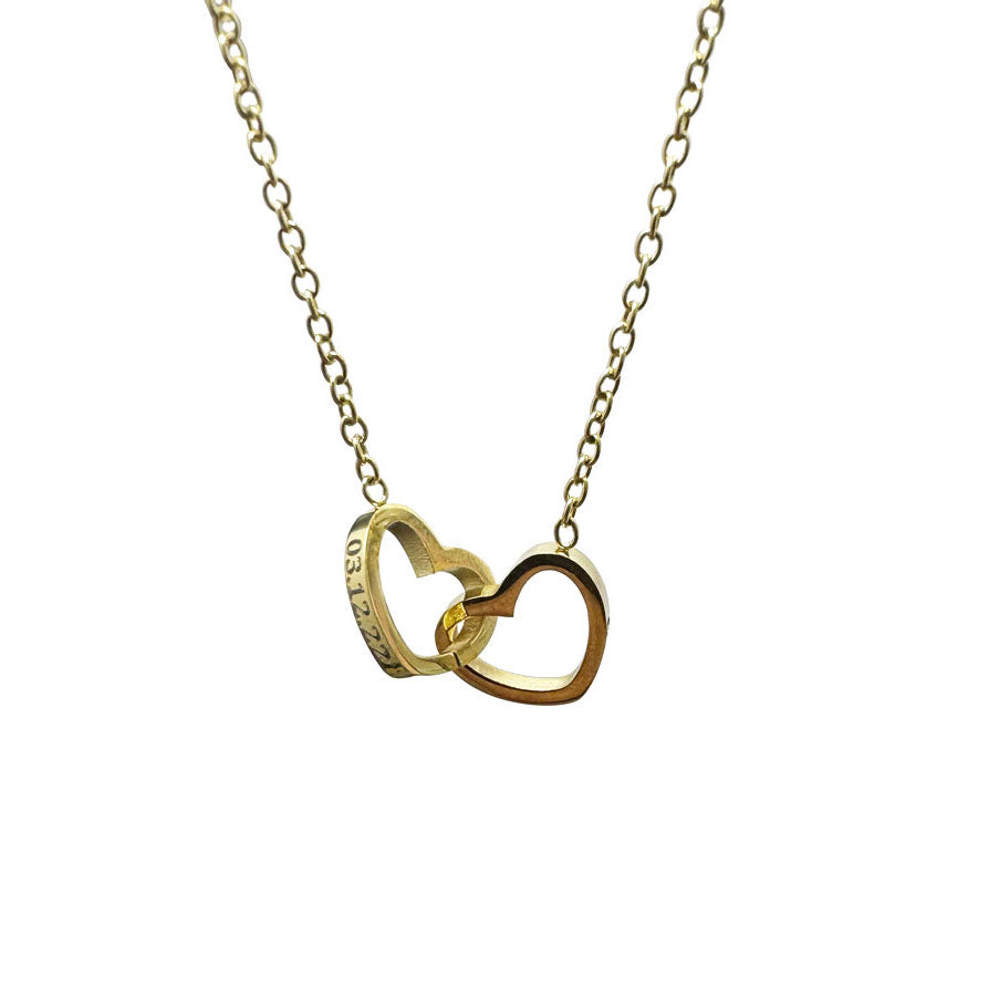 Eternal Rose Box-with Engraved Necklace and Real Rose