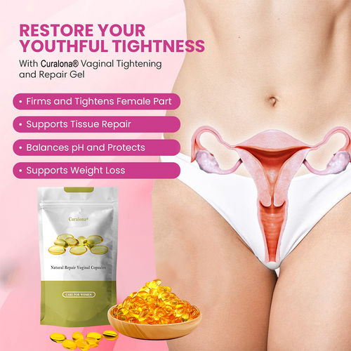 📢Curalona® Instant Itching Stopper & Detox and Slimming & Firming Repair & Pink and Tender Natural Capsules PRO