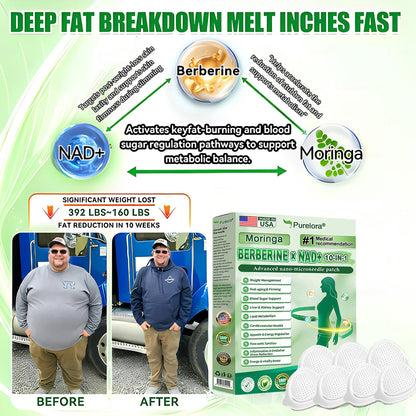📢 Purelora® Moringa Berberine × NAD⁺ 10-in-1 Nano Microneedle Patch (Just once daily, visible changes in 7 days) ✅ Supports weight management, loose skin, diabetes care, sleep apnea, joint comfort, and more