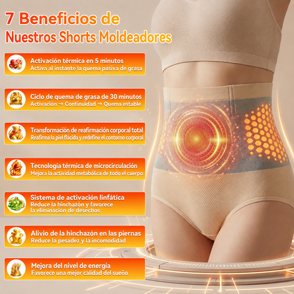 🔥Tienda Oficial de la Marca | LUCKYSONG®2026 Pantalones Cortos 4 en 1 de Moringa y Berberina: Moldeadores y Quema-Grasas con Micropartículas