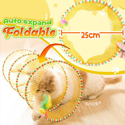 svozk® Self-play Cat Hunting Spiral Tunnel Toy
