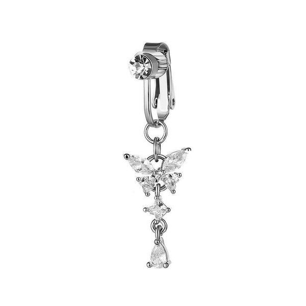 📢🦋2026 𝐂𝐙𝐓𝐈𝐂𝐋𝐄® Lymphvity MagneTherapy Germanium Belly Button Rings (✨Pain-free non-piercing design)