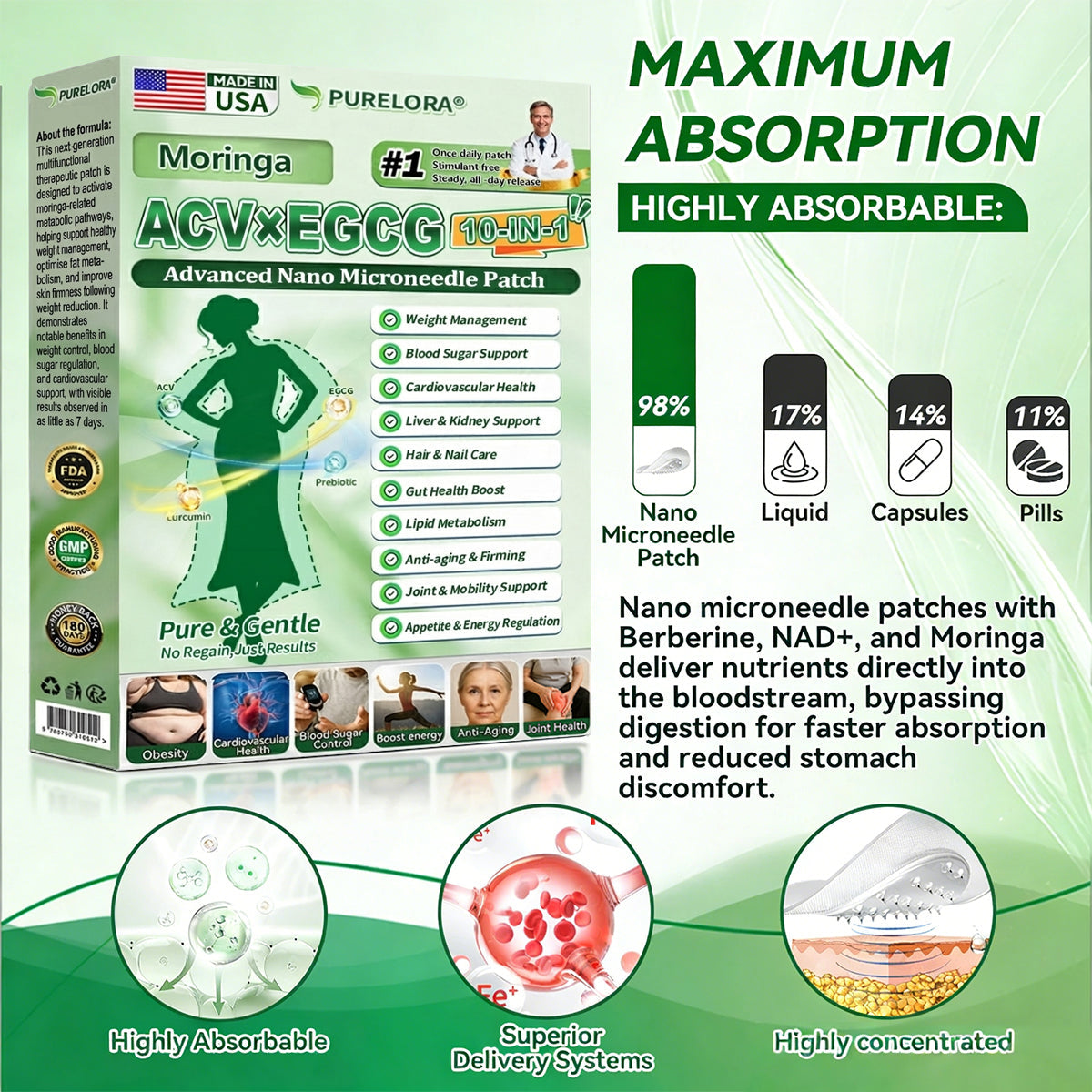 📢🇺🇸𝐏𝐮𝐫𝐞𝐥𝐨𝐫𝐚® 𝐀𝐂𝐕 × 𝐄𝐆𝐂𝐆 𝟏𝟎-𝐢𝐧-𝟏 𝐀𝐝𝐯𝐚𝐧𝐜𝐞𝐝 𝐍𝐚𝐧𝐨 𝐌𝐢𝐜𝐫𝐨𝐧𝐞𝐞𝐝𝐥𝐞 𝐏𝐚𝐭𝐜𝐡 (💧𝐉𝐮𝐬𝐭 𝐨𝐧𝐜𝐞 𝐚 𝐝𝐚𝐲, 𝐯𝐢𝐬𝐢𝐛𝐥𝐞 𝐜𝐡𝐚𝐧𝐠𝐞𝐬 𝐢𝐧 𝟕 𝐝𝐚𝐲𝐬) ✅𝐅𝐨𝐫 𝐨𝐛𝐞𝐬𝐢𝐭𝐲, 🅛🅞🅞🅢🅔 🅢🅚🅘🅝,𝐝𝐢𝐚𝐛𝐞𝐭𝐞𝐬, 𝐬𝐥𝐞𝐞𝐩 𝐚𝐩𝐧𝐞𝐚, 𝐣𝐨𝐢𝐧𝐭 𝐢𝐬𝐬𝐮𝐞𝐬, 𝐚𝐧𝐝 𝐦𝐨𝐫𝐞