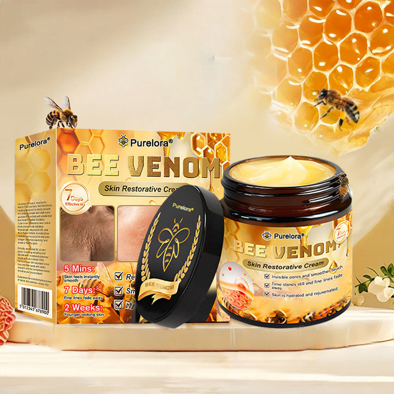 Purelora® "Made and Shipped from America|🐝 Official Store✨ Bee Venom Skin Restorative Cream 🔥 LAST DAY 80% OFF 💎"