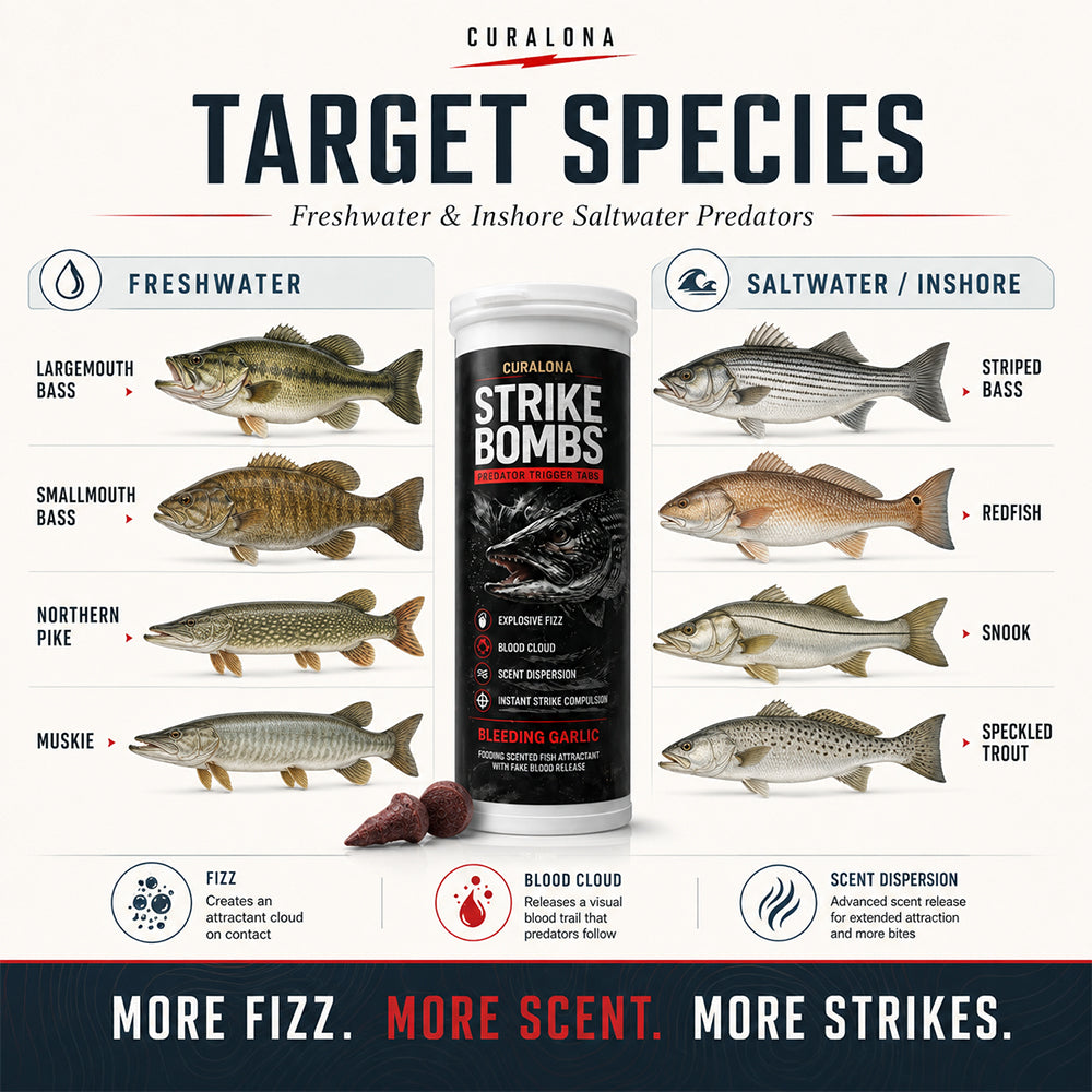 🔥𝐎𝐟𝐟𝐢𝐜𝐢𝐚𝐥 𝐁𝐫𝐚𝐧𝐝 𝐒𝐭𝐨𝐫𝐞 |✅Curalona® Strike Bombs — New Freshwater & Saltwater Bait That Bleeds, Fizzes & Triggers Big Predators