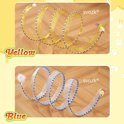svozk® Self-play Cat Hunting Spiral Tunnel Toy