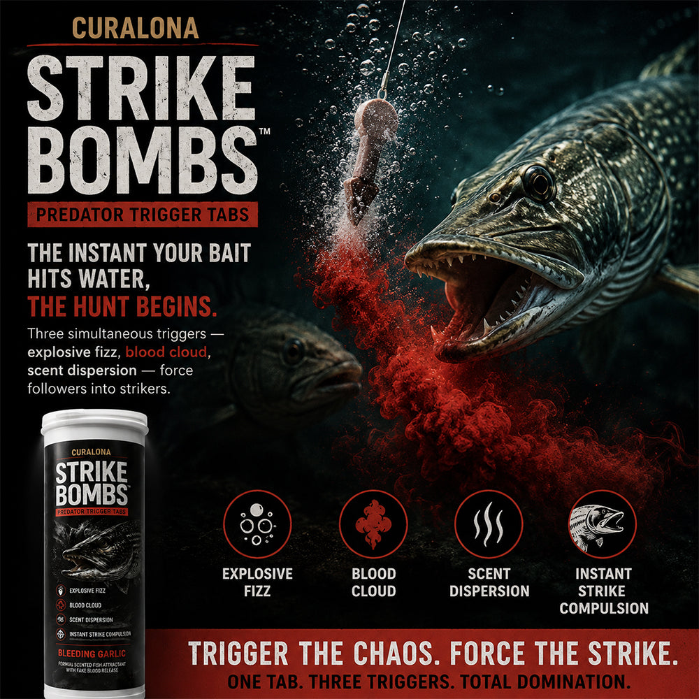 🔥𝐎𝐟𝐟𝐢𝐜𝐢𝐚𝐥 𝐁𝐫𝐚𝐧𝐝 𝐒𝐭𝐨𝐫𝐞 |✅Curalona® Strike Bombs — New Freshwater & Saltwater Bait That Bleeds, Fizzes & Triggers Big Predators