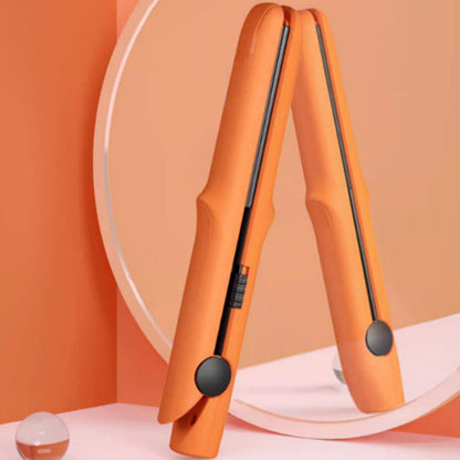 LAST DAY 85% OFF🔥 2-in-1 Mini Curling Wand & Flat Iron Hair Straightener