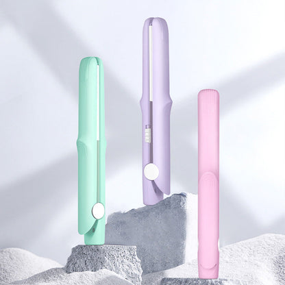 LAST DAY 85% OFF🔥 2-in-1 Mini Curling Wand & Flat Iron Hair Straightener